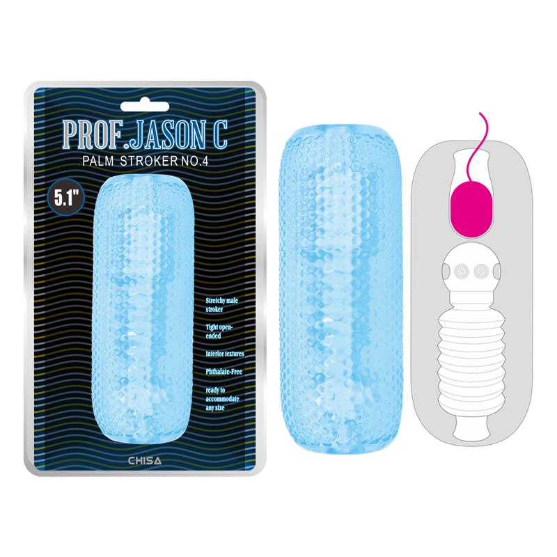 CHISA - PALM STROKER NO.4 MASTURBATOR BLUE 12.5CM