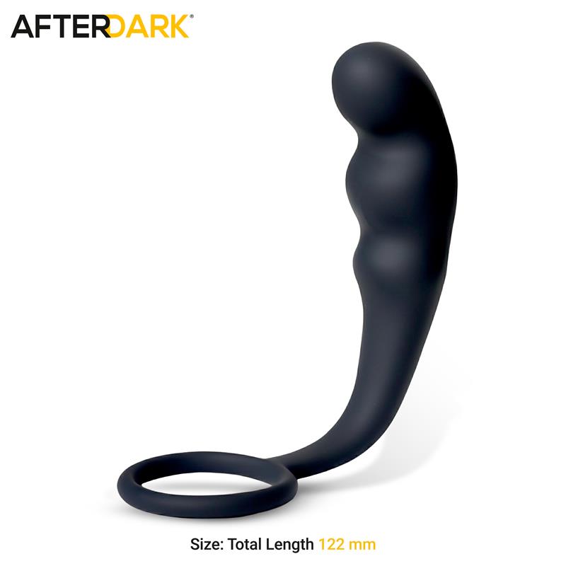 AFTERDARK - PANTOR ANAL PLUG WITH SILICONE RING