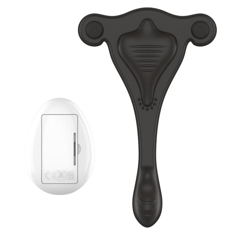 A-GUSTO - PANTY STIMULATOR WITH REMOTE CONTROL USB BLACK