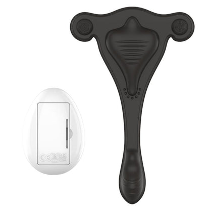A-GUSTO - PANTY STIMULATOR WITH REMOTE CONTROL USB BLACK