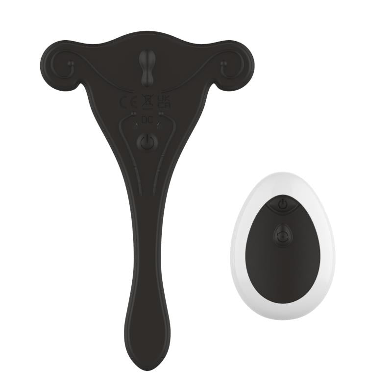 A-GUSTO - PANTY STIMULATOR WITH REMOTE CONTROL USB BLACK