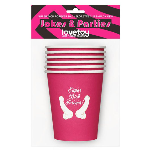LOVETOY - PAPER CUPS PACK OF 6