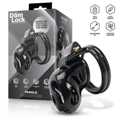 DOMLOCK - PAROLE CHASTITY CAGE WITH INTERNAL LOCK