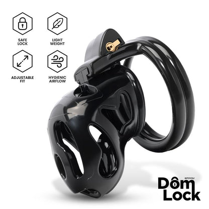 DOMLOCK - PAROLE CHASTITY CAGE WITH INTERNAL LOCK