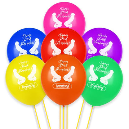 LOVETOY - PARTY BALLOONS PACK OF 7