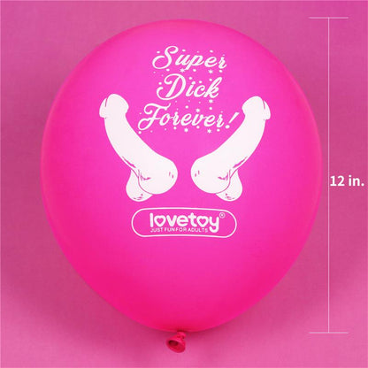 LOVETOY - PARTY BALLOONS PACK OF 7