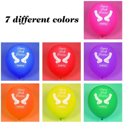 LOVETOY - PARTY BALLOONS PACK OF 7