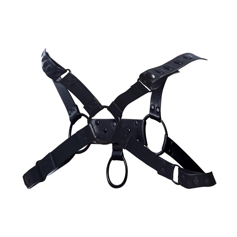 CUT4MEN - PARTY BLACK CHEST HARNESS ADJUSTABLE ONE SIZE