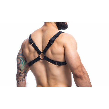 CUT4MEN - PARTY BLACK CHEST HARNESS ADJUSTABLE ONE SIZE
