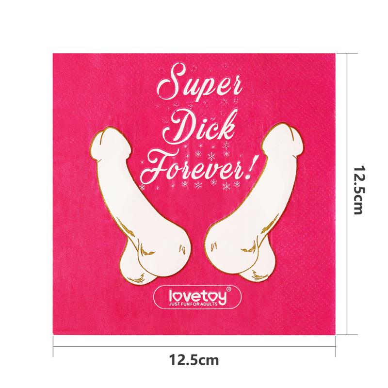 LOVETOY - PARTY PAPER NAPKINS PACK OF 10
