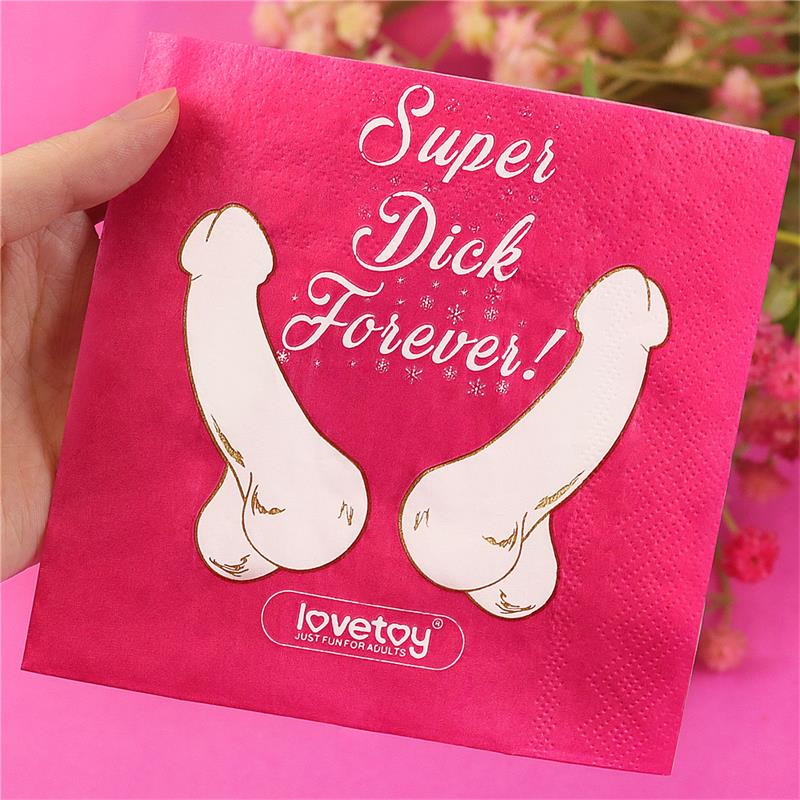 LOVETOY - PARTY PAPER NAPKINS PACK OF 10