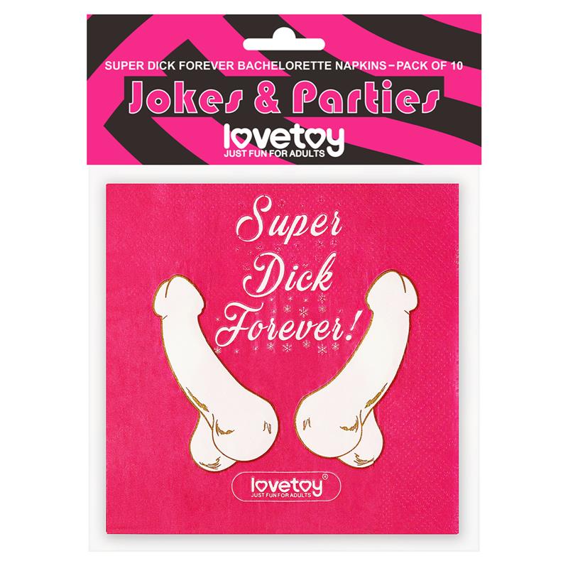LOVETOY - PARTY PAPER NAPKINS PACK OF 10