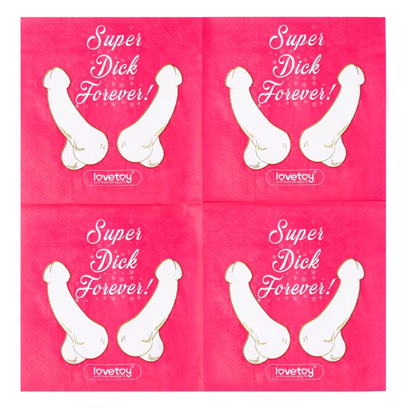 LOVETOY - PARTY PAPER NAPKINS PACK OF 10