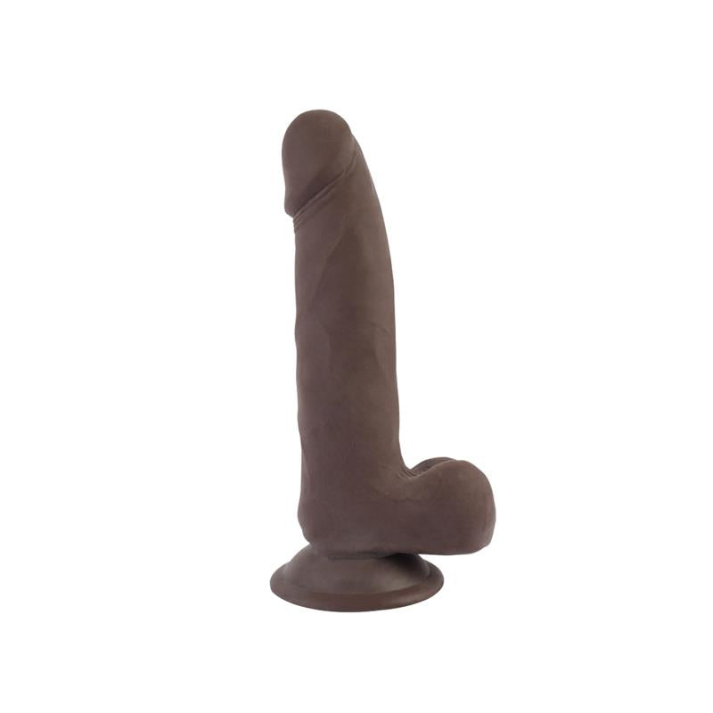 CHISA - PASSION GRINDER DUAL-DENSITY DILDO BROWN 19.5CM