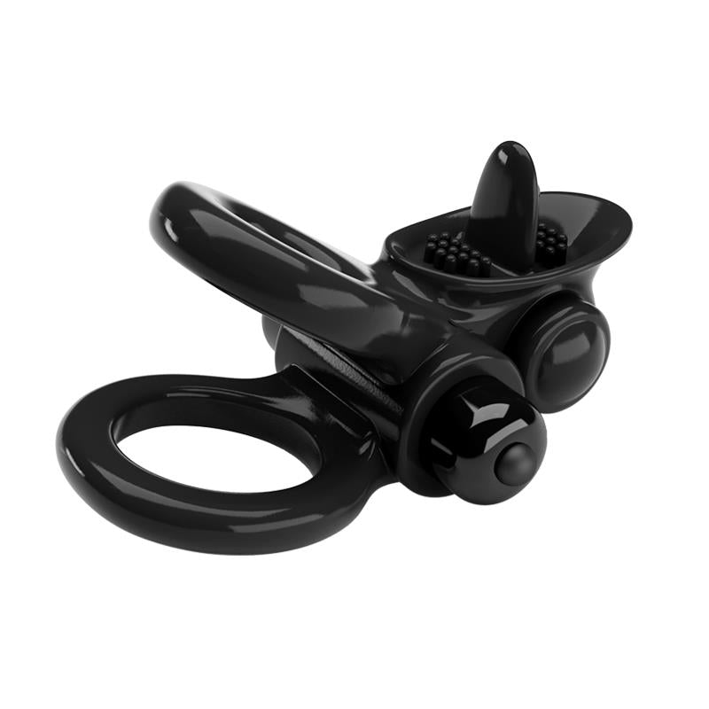 PRETTYLOVE - PASSIONATE DOUBLE VIBRATING PENIS RING