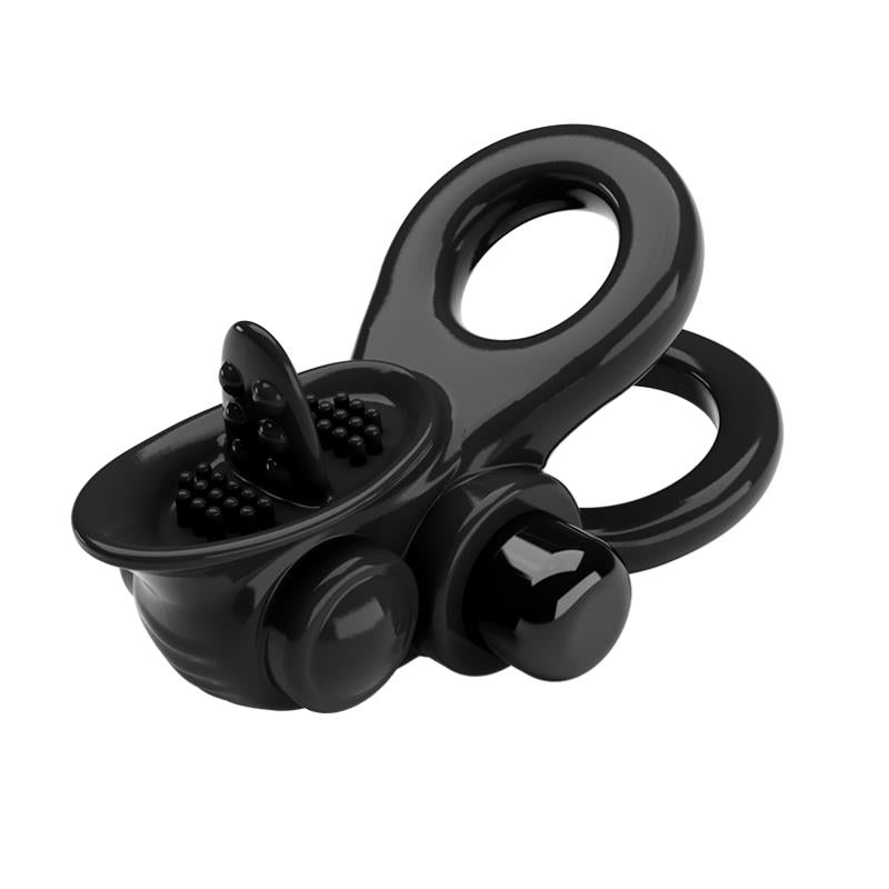 PRETTYLOVE - PASSIONATE DOUBLE VIBRATING PENIS RING