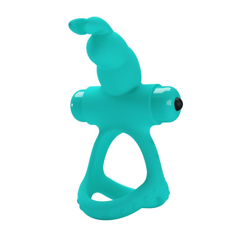 PRETTY LOVE - FIGGY GREEN RABBIT VIBRATOR RING