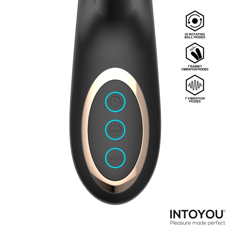 INTOYOU - VIBRATEUR PATTY AVEC BILLE ROTATIVE