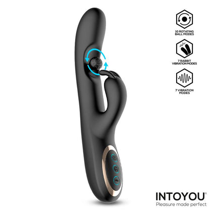 INTOYOU - VIBRATEUR PATTY AVEC BILLE ROTATIVE