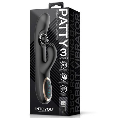 INTOYOU - VIBRATEUR PATTY AVEC BILLE ROTATIVE