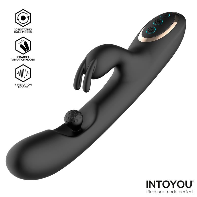 INTOYOU - VIBRATEUR PATTY AVEC BILLE ROTATIVE