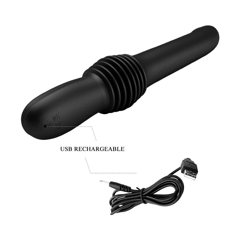 PRETTYLOVE - PAZUZU THRUSTING VIBE USB SILICONE