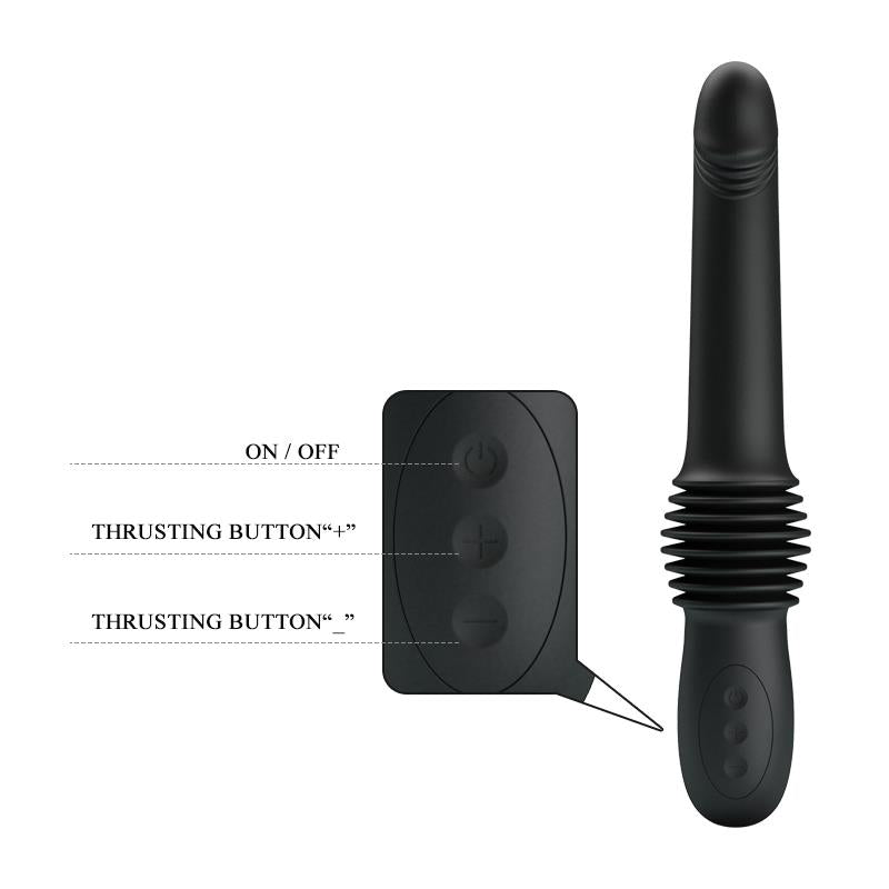PRETTYLOVE - PAZUZU THRUSTING VIBE USB SILICONE