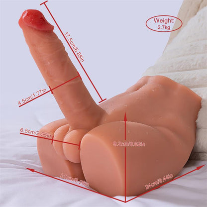 XISE - PEEL DILDO AND ASS WITH THRUSTING AND VIBRATION MASTURBATOR 2.7 KG