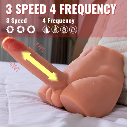 XISE - PEEL DILDO AND ASS WITH THRUSTING AND VIBRATION MASTURBATOR 2.7 KG