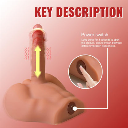 XISE - PEEL DILDO AND ASS WITH THRUSTING AND VIBRATION MASTURBATOR 2.7 KG