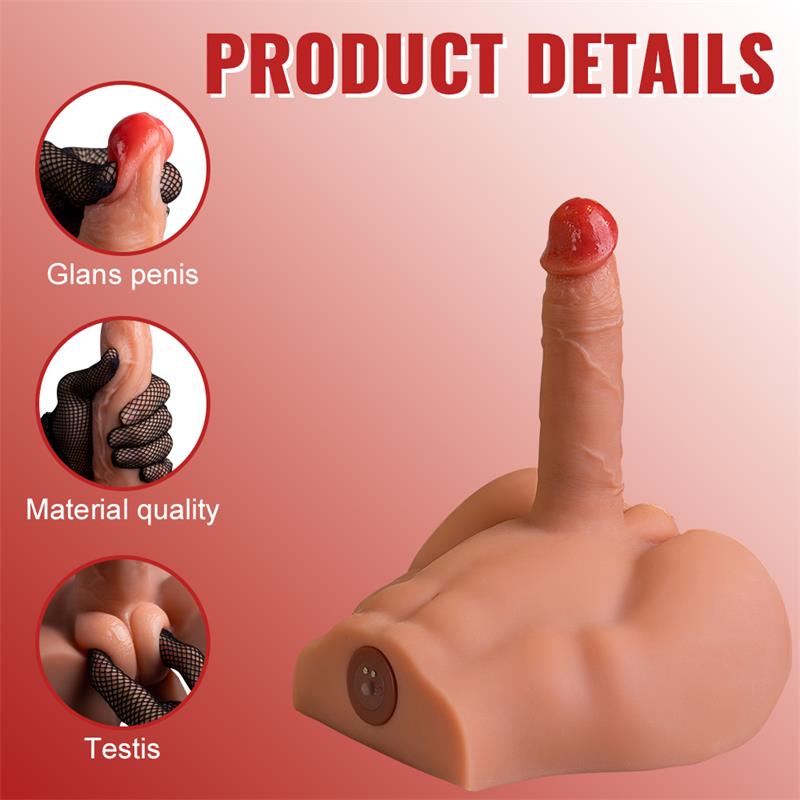 XISE - PEEL DILDO AND ASS WITH THRUSTING AND VIBRATION MASTURBATOR 2.7 KG