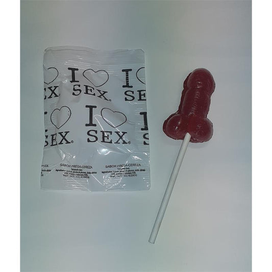 DIVERTY SEX - PENIS LOLLIPOP STRAWBERRY AND CHERRY