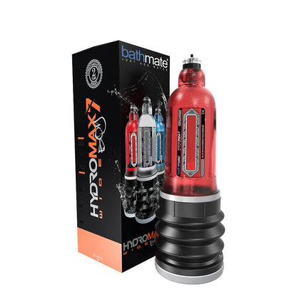 BATHMATE - PENIS PUMP HYDROMAX7 WIDE BOY RED