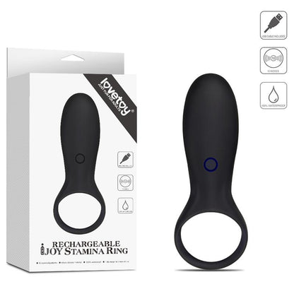 LOVETOY - PENIS RING IJOY STAMINA RING USB BLACK