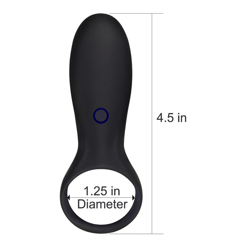 LOVETOY - PENIS RING IJOY STAMINA RING USB BLACK