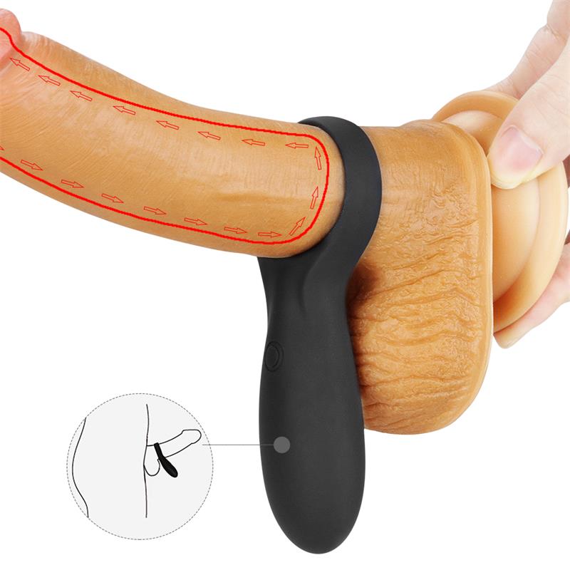 LOVETOY - PENIS RING IJOY STAMINA RING USB BLACK