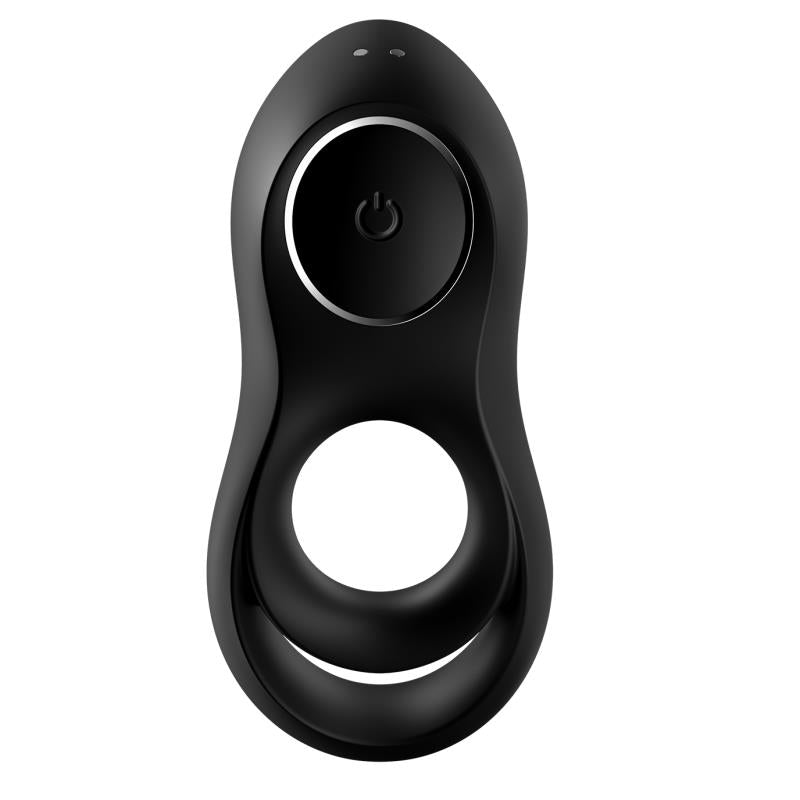 SATISFYER - PENIS RING LEGENDARY DUO USB BLACK