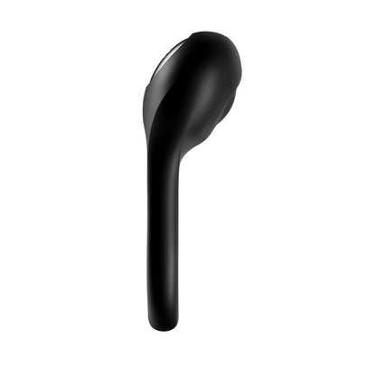 SATISFYER - MAJESTIC DUO RING VIBRATOR BLACK