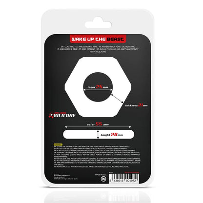 BEAST RINGS - PENIS RING NUT LIQUID SILICONE 25 MM
