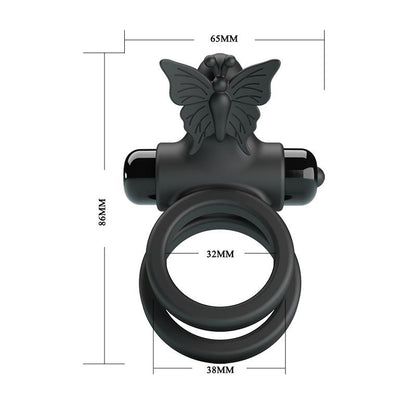 PRETTYLOVE - PENIS RING PASSIONATE RING IX WITH VIBRATION