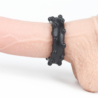 LOVETOY - PENIS RING POWER PLUS BLACK