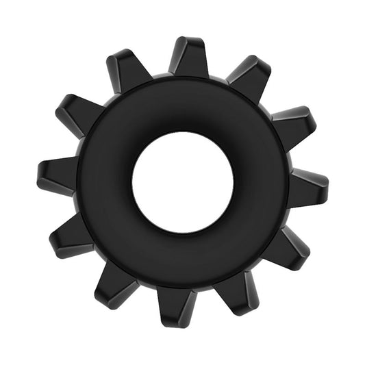 LOVETOY - PENIS RING POWER PLUS BLACK