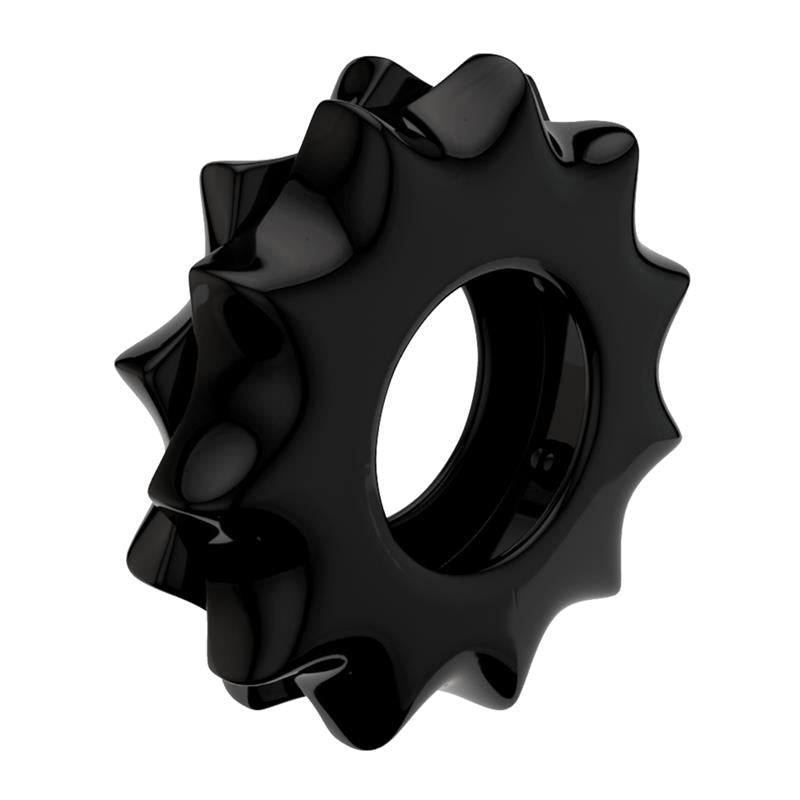 LOVETOY - PENIS RING POWER PLUS BLACK