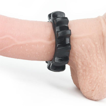 LOVETOY - PENIS RING POWER PLUS BLACK