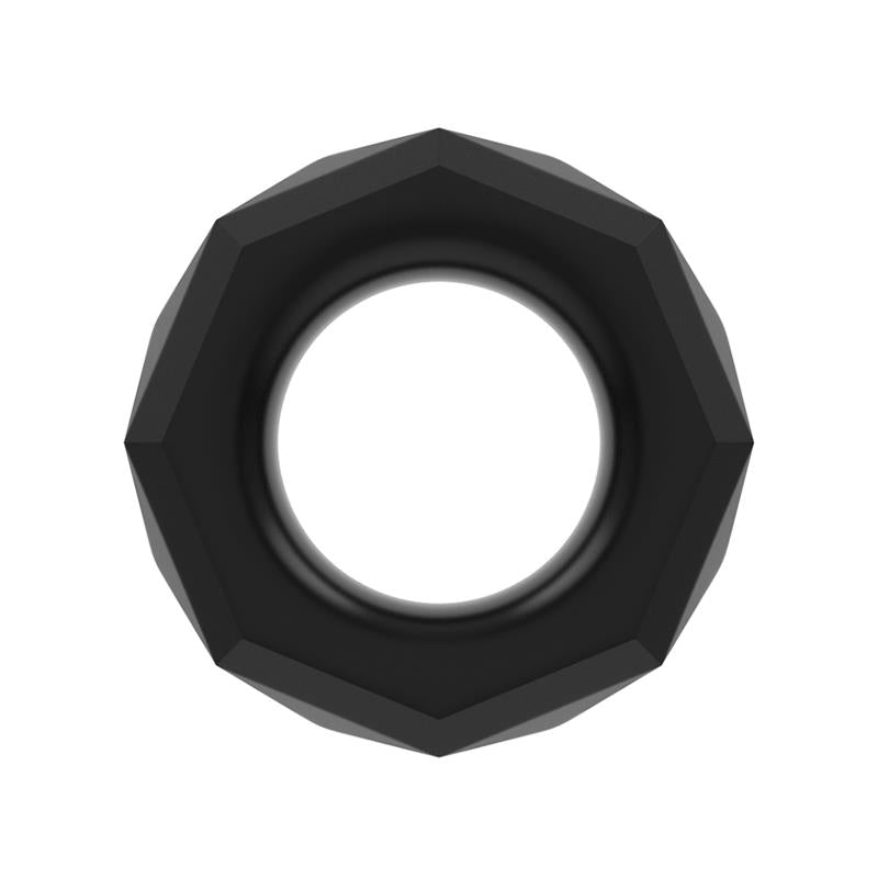 LOVETOY - PENIS RING POWER PLUS BLACK