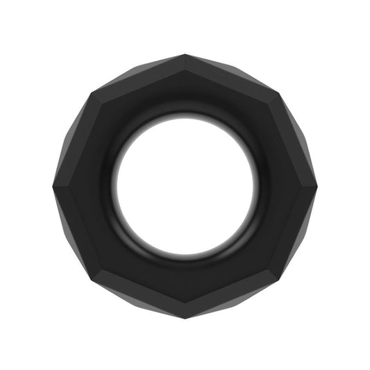 LOVETOY - PENIS RING POWER PLUS BLACK