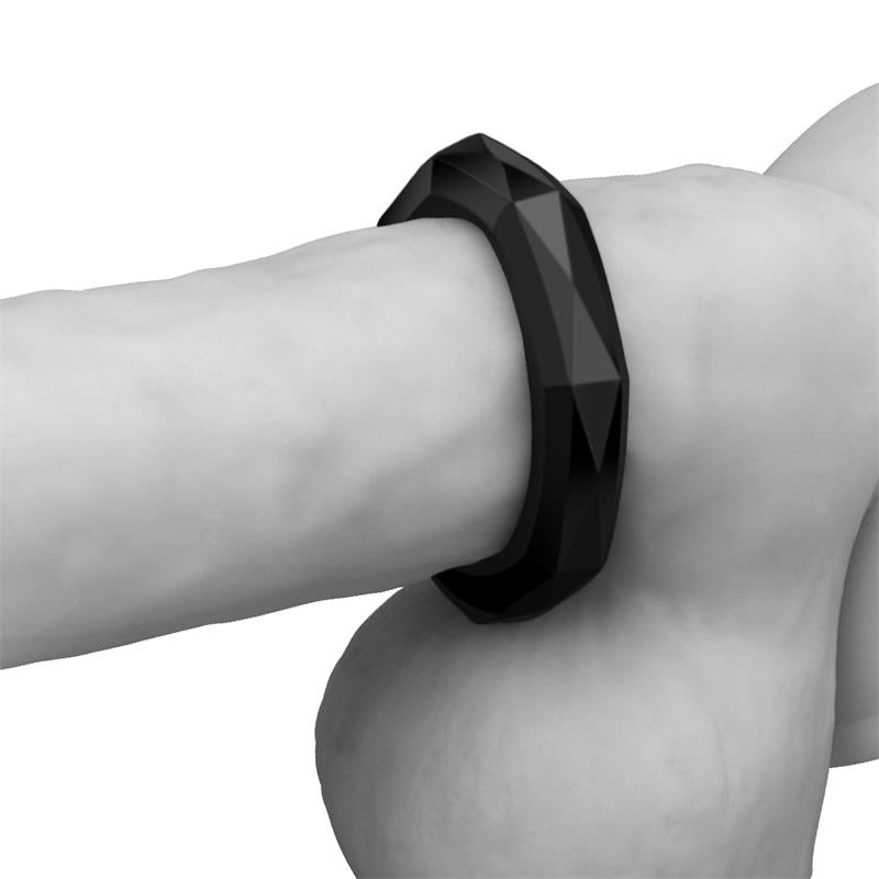 LOVETOY - PENIS RING POWER PLUS BLACK
