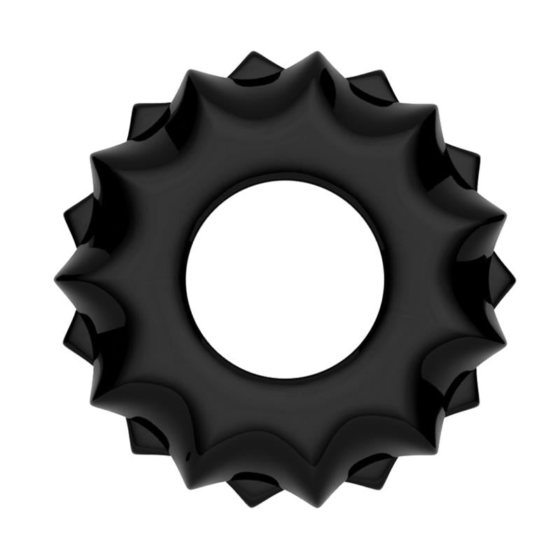 LOVETOY - PENIS RING POWER PLUS BLACK