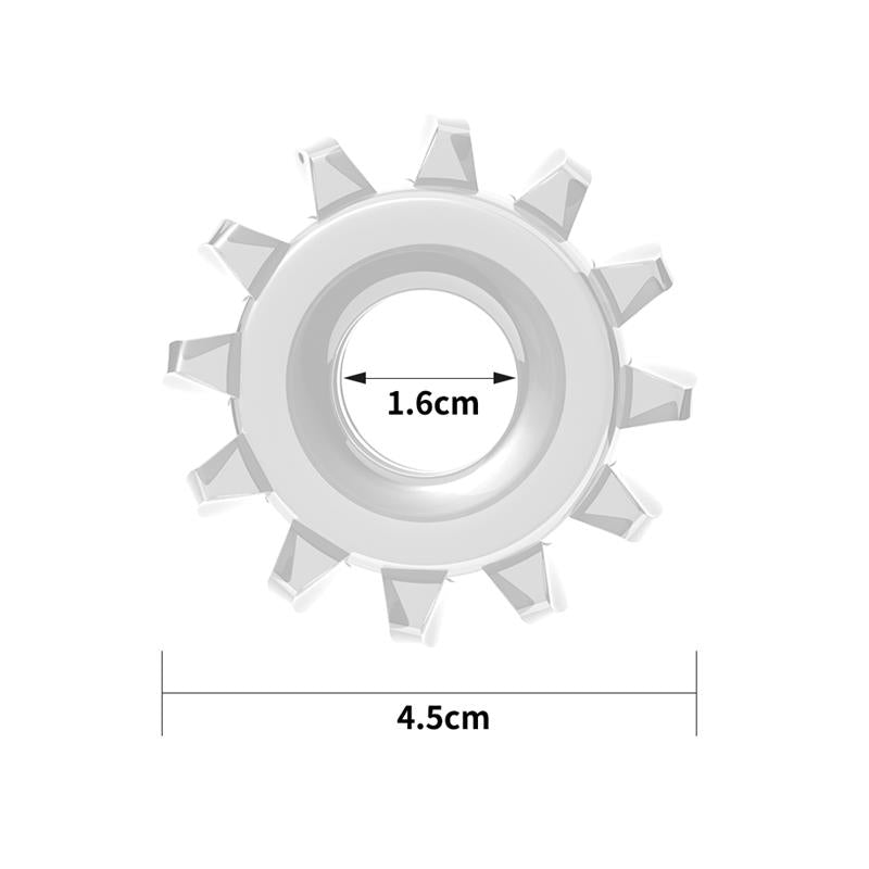 LOVETOY - PENIS RING POWER PLUS CLEAR