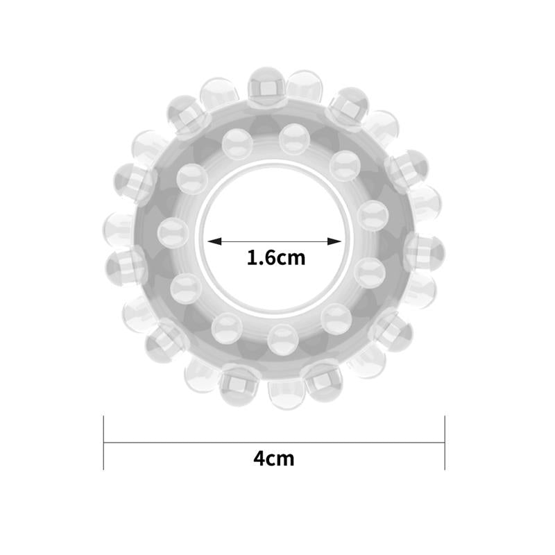 LOVETOY - PENIS RING POWER PLUS CLEAR
